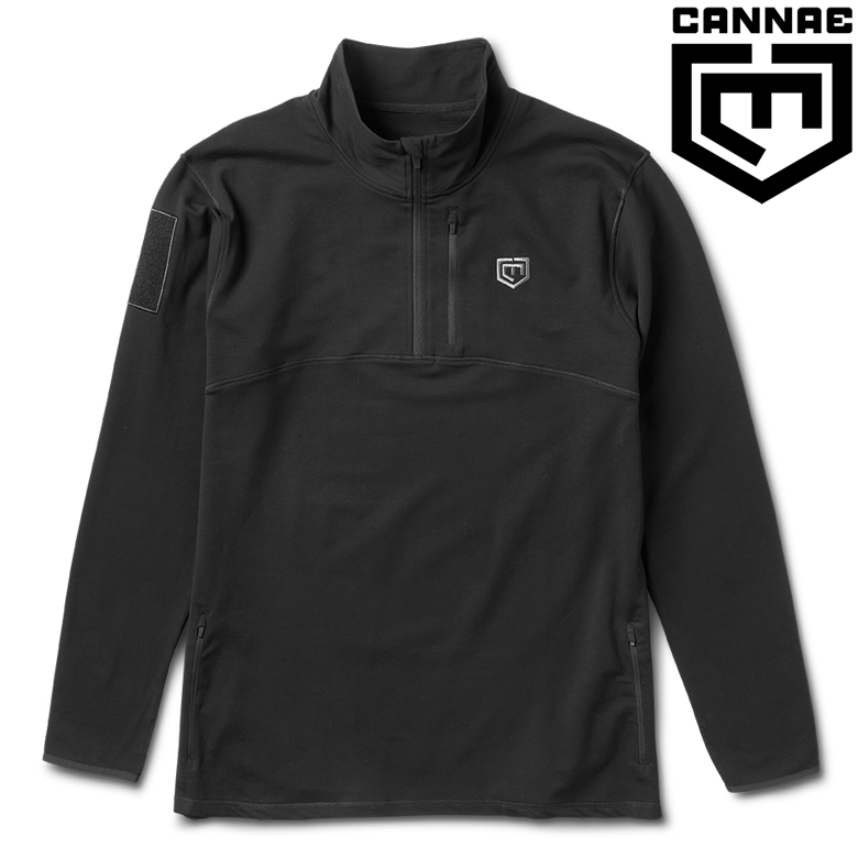 칸네(Cannae) [Cannae] Rig Fleece Pullover (Black) - 칸네 릭 플리스 풀오버 (블랙)