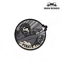 [Iron Romeo] Pirate Fishing Patch (Black) - 아이언 로미오 해적 낚시 패치 (블랙)