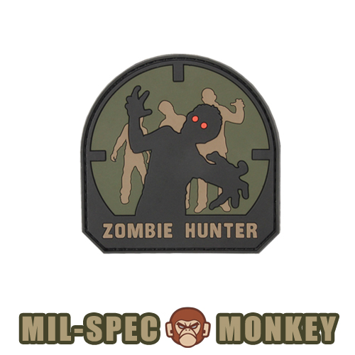밀스펙 몽키(Mil Spec Monkey) 밀스펙 몽키 좀비 헌터 패치 PVC (포레스트)