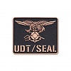 아이언 로미오 UDT SEAL 인조가죽 엠블럼 스퀘어 패치 (블랙)