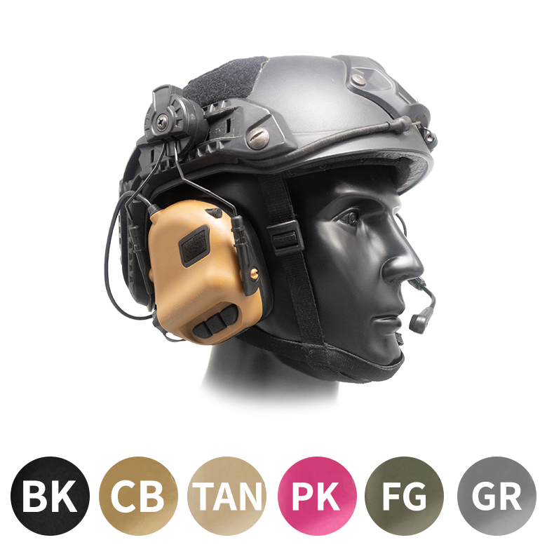 이어모어(Earmor) 이어모어 M32H ARC 헬멧 레일용 커뮤니케이션 히어링 프로텍터