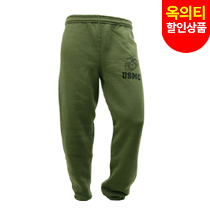 리퍼 상품(refurbish) G.I. 미해병 국방색 동계용 긴바지 (OD)(S)(M)(L)(XL)/검품불량(옥의티 상품)