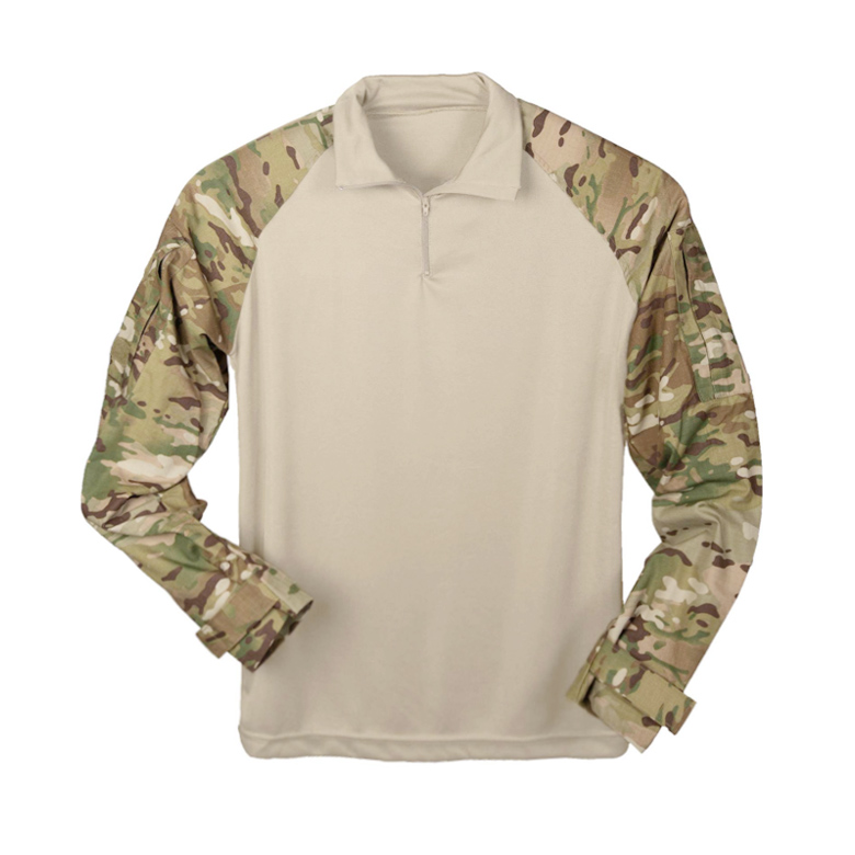 미군부대(GI) 미국 생산 멀티캠 컴벳셔츠 짚업