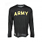 G.I. Army 노란 로고 긴팔 티셔츠 (블랙)