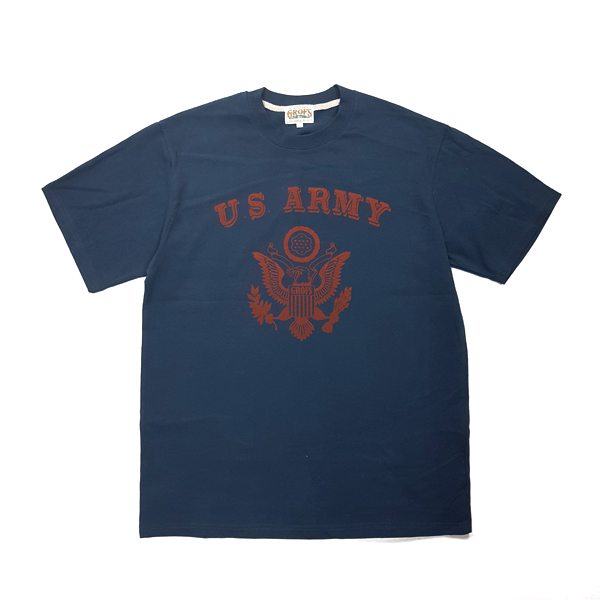 그롭스(GROFS) 그롭스 US 아미 이글로고 티셔츠 (공군 블루)