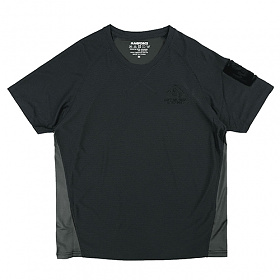 맥포스(MAGFORCE) 맥포스 패치워크 티셔츠 (블랙)