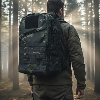 파이커택티컬(FIKER TACTICAL) 파이커택티컬 Ver.3 4일용 전술배낭 (멀티카모 블랙)