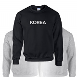 쿠닌 밀리터리 기모 블랙 맨투맨 (KOREA)