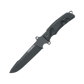 폭스나이프(Fox knife) 폭스나이프 프레데터 스페츠나츠 플레인 엣지 나이프 (블랙)