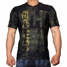 비투퍼폼(BtoPerform) 비투퍼폼 레볼루션 -카키 REVOLUTION -Khaki 크루넥 티셔츠