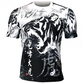 비투퍼폼(BtoPerform) 비투퍼폼 포효대호 -블랙 ROARING TIGER -Black 크루넥 티셔츠