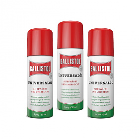 발리스톨 유니버셜 오일(Ballistol Universal Oil) 발리스톨 유니버셜 오일 50ml (스프레이타입)X3개