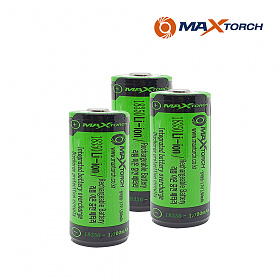 맥스토치(MaxTorch) 맥스토치 MTBT 18350-1000mAH 리튬이온 충전배터리