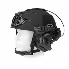이어모어(Earmor) 이어모어 밀프로 M31X Mark 3 EXFIL헬멧 레일용 청력보호 헤드셋 (블랙)