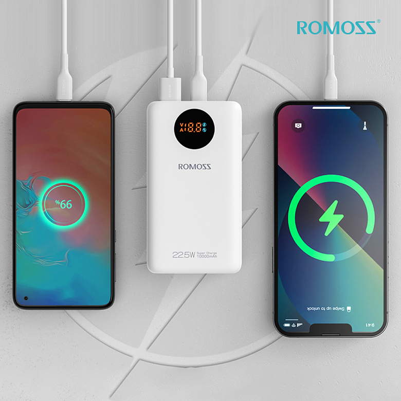 로모스(ROMOSS) 로모스 SW10PF 고속충전 22.5W 휴대용 슬림 보조배터리 10000mAh