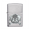 지포 ZIPPO 라이터 49293 카드 스컬 엘블럼 디자인