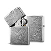 지포 ZIPPO 라이터 250-18 웨이브 타투(실버)