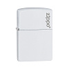 지포 ZIPPO 라이터 214ZL 클래식 화이트 매트 지포로고