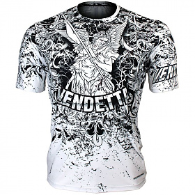 비투퍼폼(BtoPerform) 비투퍼폼 벤데타 -화이트 VENDETTA -White 크루넥 티셔츠