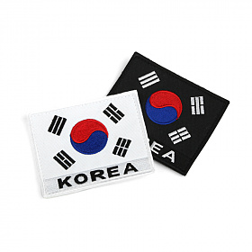 KOREA 태극기 패치 (화이트/블랙)