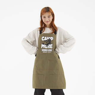 울프라운치(Wolflaunch) 울프라운치 캠핑 앞치마 CAMP MORE WORRY LESS
