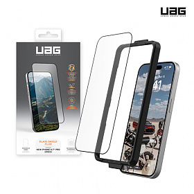 유에이지(UAG) UAG 아이폰15 프로맥스 강화유리 플러스
