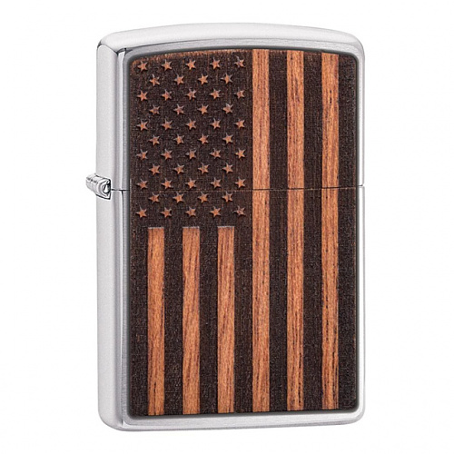 지포(Zippo) 지포 라이터 29966 WOODCHUCK USA American Flag