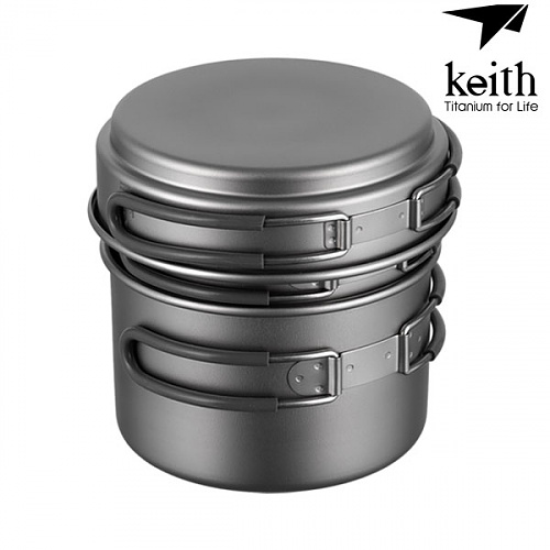 키이스(Keith) 키이스 티타늄 포트 팬쿡 3종 세트 L Ti6014