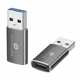 크리스탈클라우드(CRYSTAL CLOUD) 크리스탈클라우드 USB-C to USB-A OTG 젠더