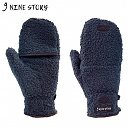 나인스토리 와플 오픈 미트 글러브 (블랙)