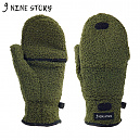 나인스토리 와플 오픈 미트 글러브 (카키)