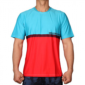 비투퍼폼(BtoPerform) 비투퍼폼 터쿼이즈 TURQUOISE 크루넥 반팔 티셔츠