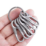 맥아미 티타늄 카라비너 키링 CH6K (키링6개1set)