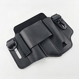 바이펄러드 EDC장비 벨트 거치용 소가죽 수납집 ST1 (블랙)
