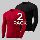 CQR [1+1] 테슬라 사계절 언더레이어 라운드 긴팔 TM-MUD61