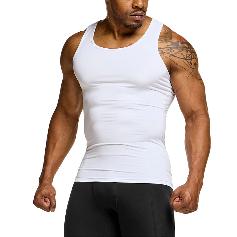 테슬라(TSLA) CQR 테슬라 기능성 컴프레션 헬스 나시 민소매 티셔츠 쿨링 베이스레이어