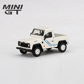 미니지티(MiniGT) 미니GT 1/64 랜드 로버 디펜더 90 픽업 (화이트)