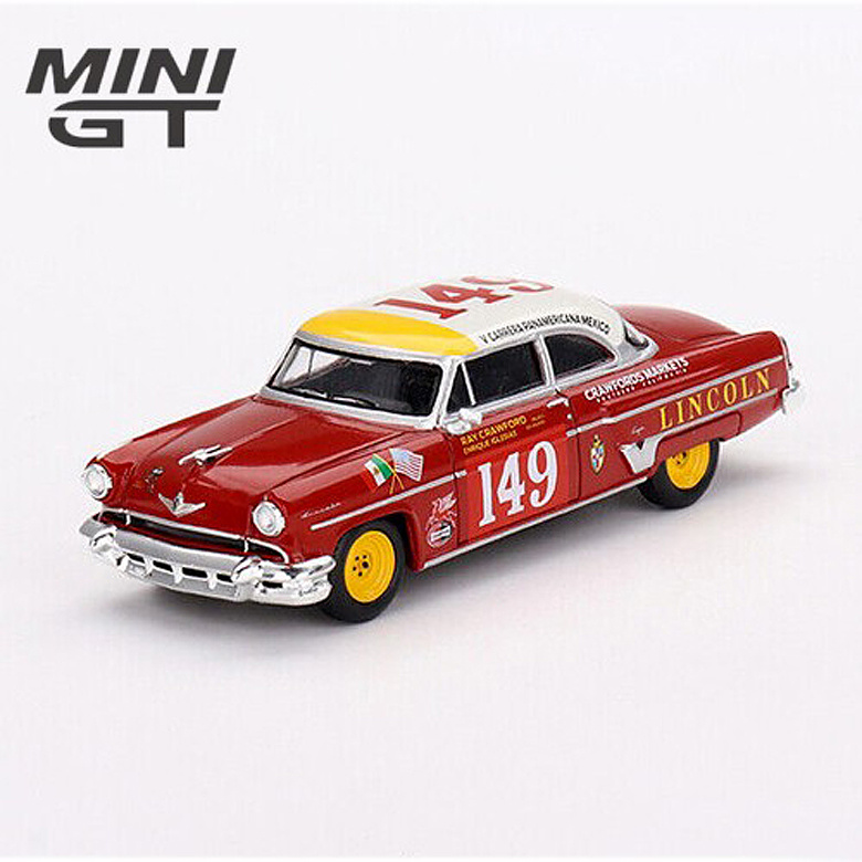 미니지티(MiniGT) 미니GT 1/64 링컨 카프리 1954 레이싱 (레드)