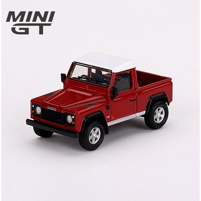 미니지티(MiniGT) 미니GT 1/64 랜드 로버 디펜더 90 픽업 (레드)