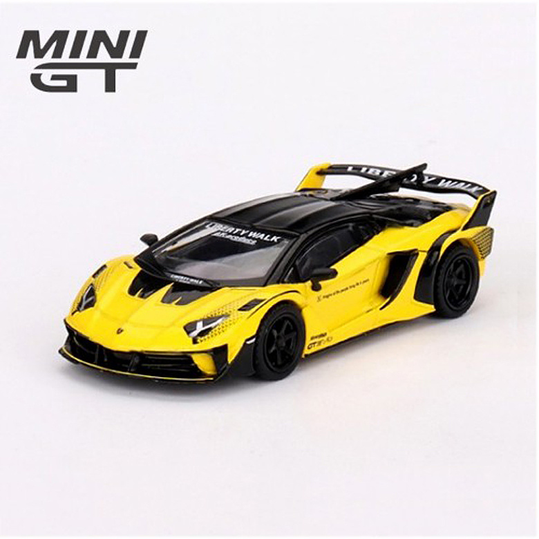 미니지티(MiniGT) 미니GT 1/64 람보르기니 아벤타도르 GT EVO (옐로우)