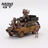 미니GT 1/64 레인지 로버 1982 피규어세트 (브라운)