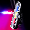충전식 3색 LED 자전거 7모드 후미등