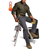 CQR 기모 아웃도어 방한 밴딩 바지 겨울