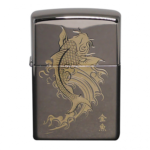 지포(Zippo) 지포 골드 피쉬 (BK)