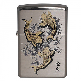 지포(Zippo) 지포 골드 피쉬 (NI)