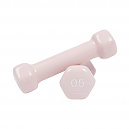 아이워너 PVC 뷰티 육각 덤벨 0.5kg (베이비핑크)