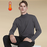 CQR 테슬라 남성 기모 목폴라 폴라티 목티 터틀넥 티셔츠 TM-YUT45