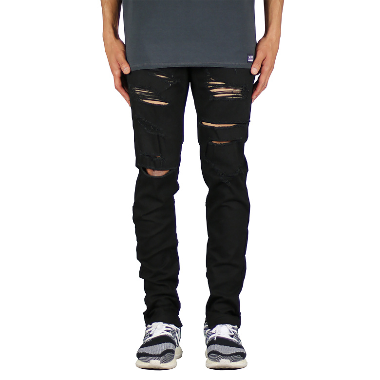 하이퍼데님(HYPERDENIM) 하이퍼데님 블랙 아토 지퍼 팬츠
