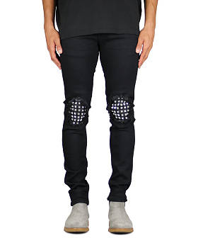 하이퍼데님(HYPERDENIM) 하이퍼데님 젯 블랙 스터디드 진