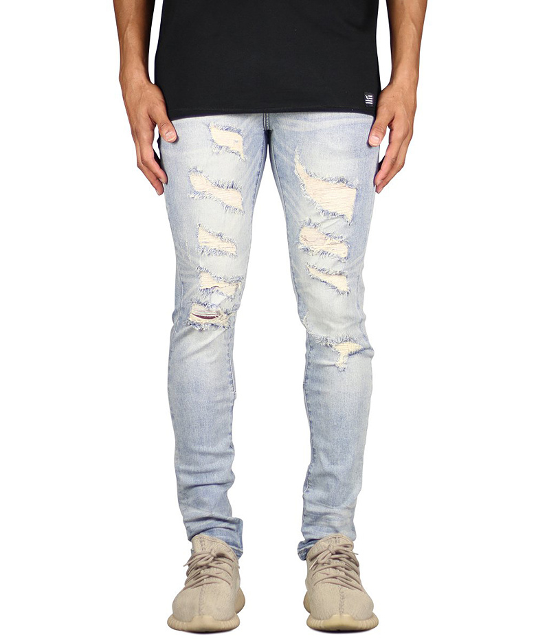 하이퍼데님(HYPERDENIM) 하이퍼데님 라이트 블루 가오 진